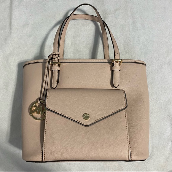 MICHAEL KORS JET SET MULTIFUNCTION POCKET TOTE PINK - Picture 10 of 11